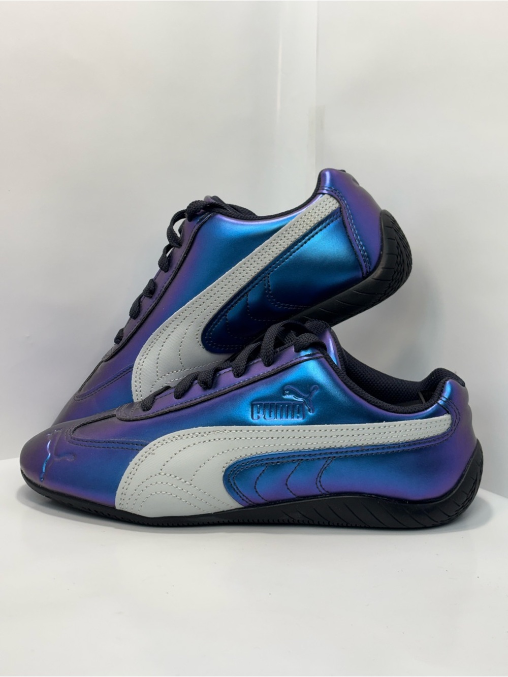 PUMA Speedcat Y2k Women's Size 7.5 Blue/Gray Sneakers Casual Shoes 40541501